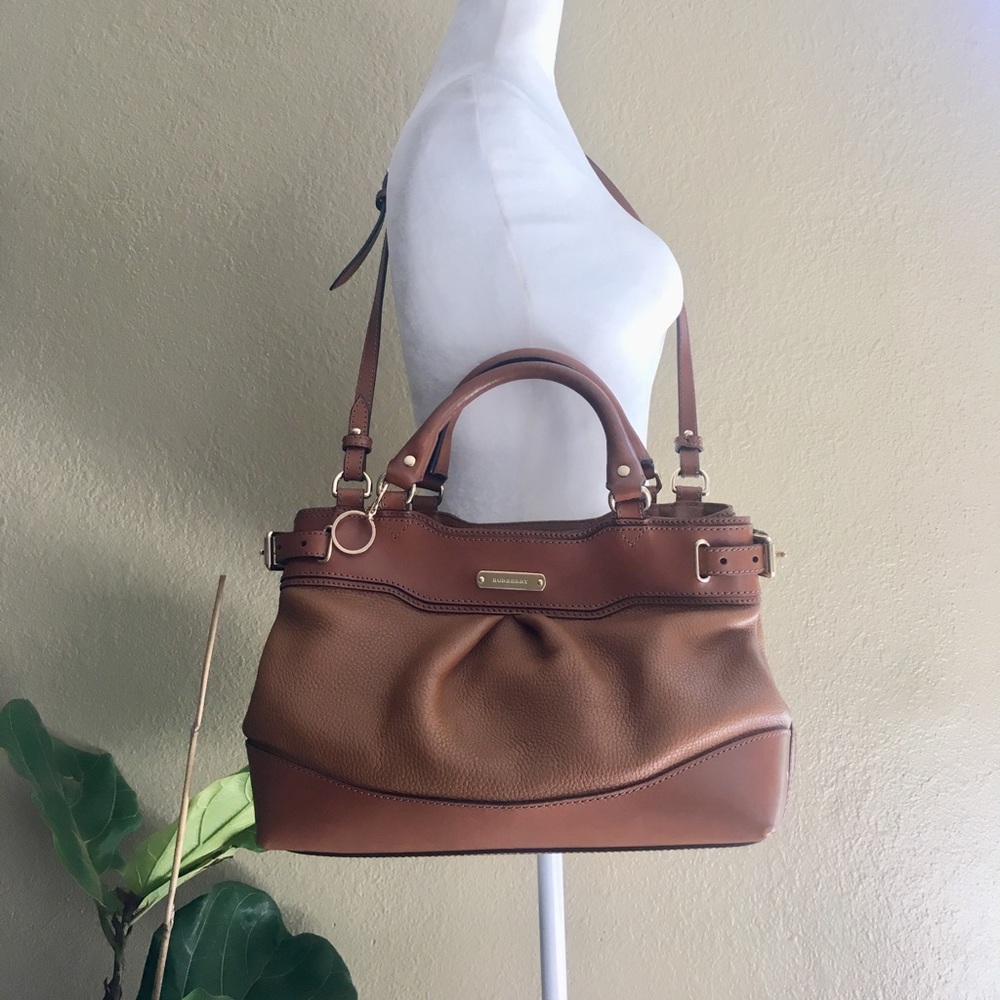 Burberry brown satchel Hepburn